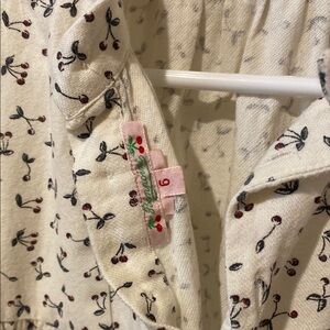 Bonpoint- Blanc Cherry Print Blouse